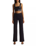 Leather Crop Top