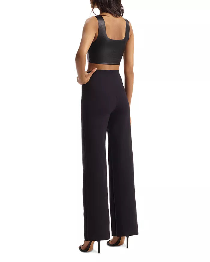 Leather Crop Top