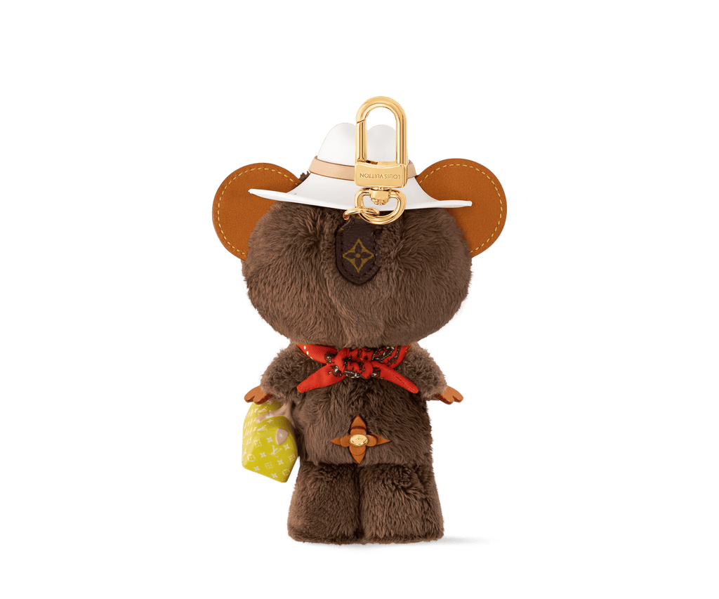 LV Louis Bear Bag Charm