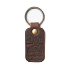 Leather Camper Van Keyfob - Heritage Brown
