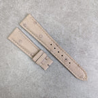 Ostrich Belly Watch Strap - Cream