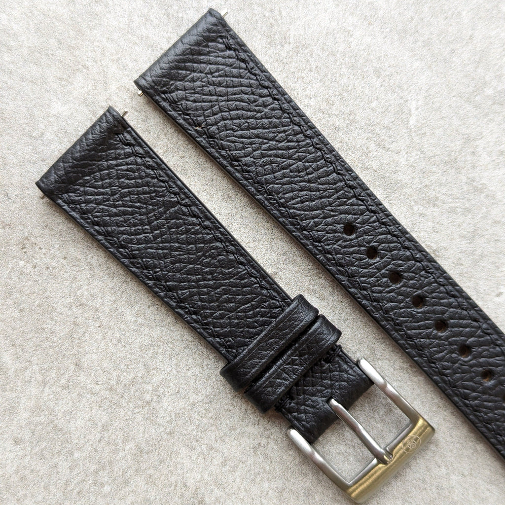 Epsom Calfskin Strap - Black - RTW