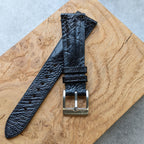 Ostrich Shin Watch Strap - Black - RTW