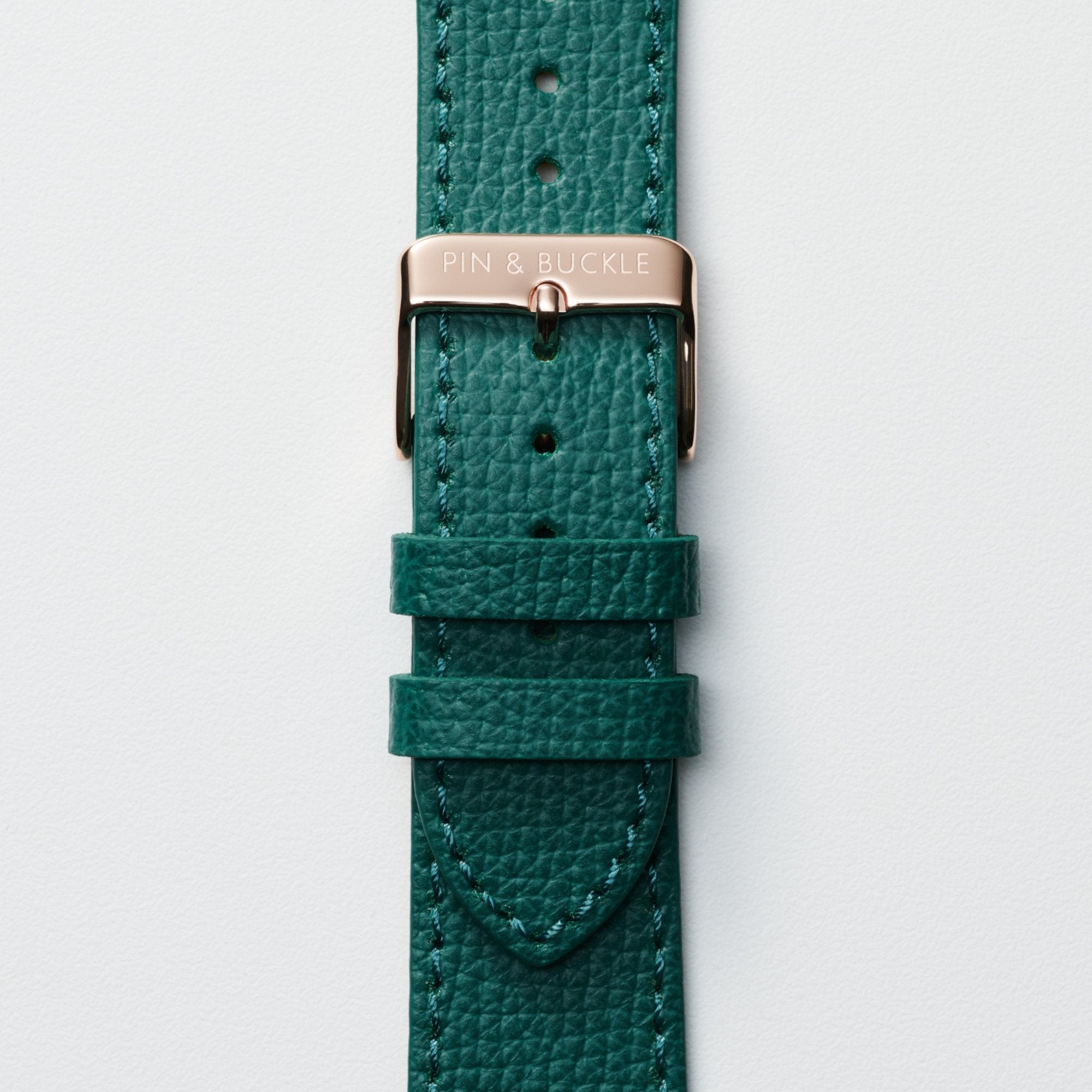 Epsom Leather Apple Watch Band - Forest Green