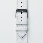 Epsom Leather Apple Watch Band - Ivory White