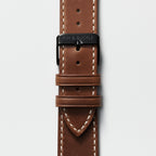 Luxe Leather Apple Watch Band - Chestnut Brown
