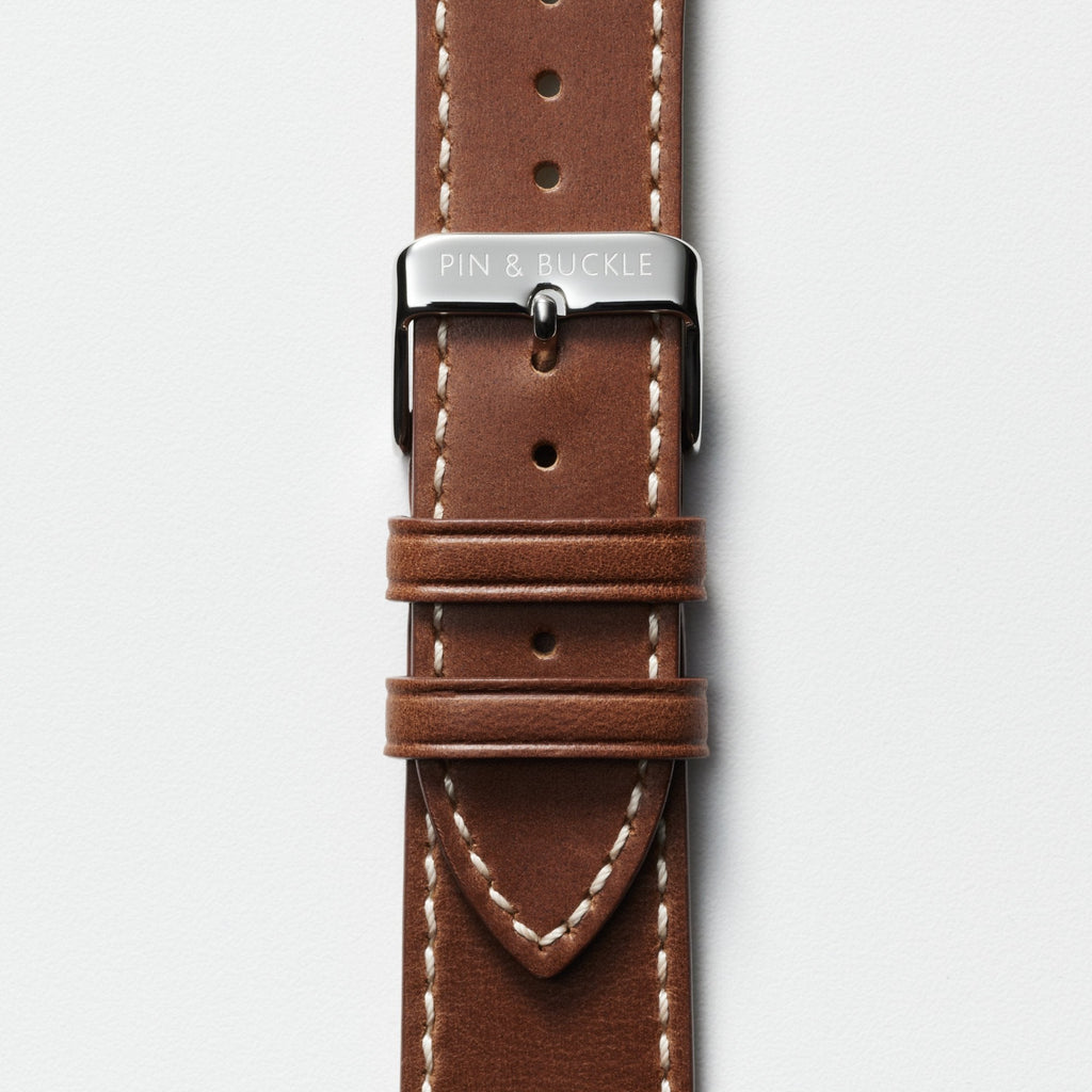 Luxe Leather Apple Watch Strap - Nero Black