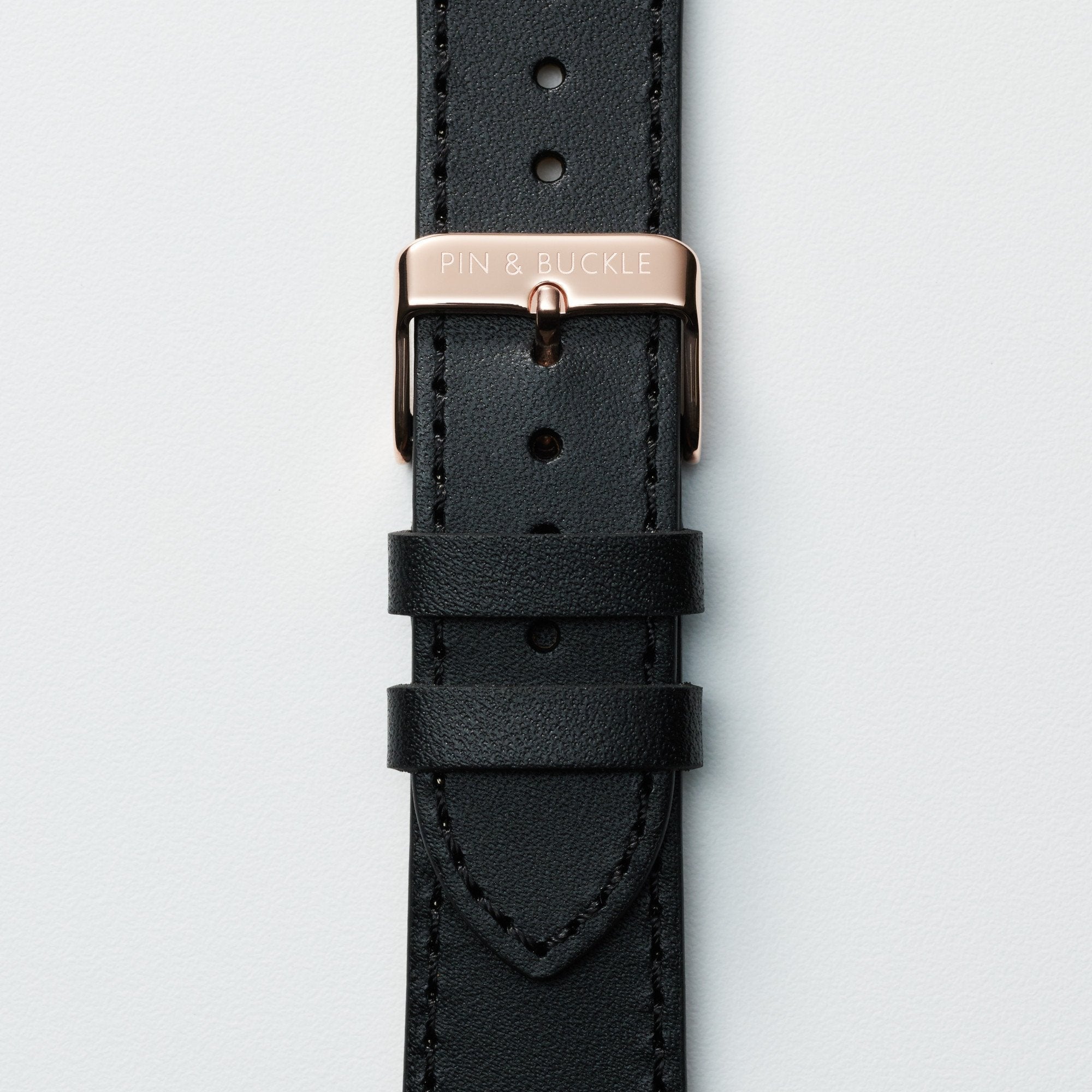 Luxe Leather Apple Watch Strap - Nero Black