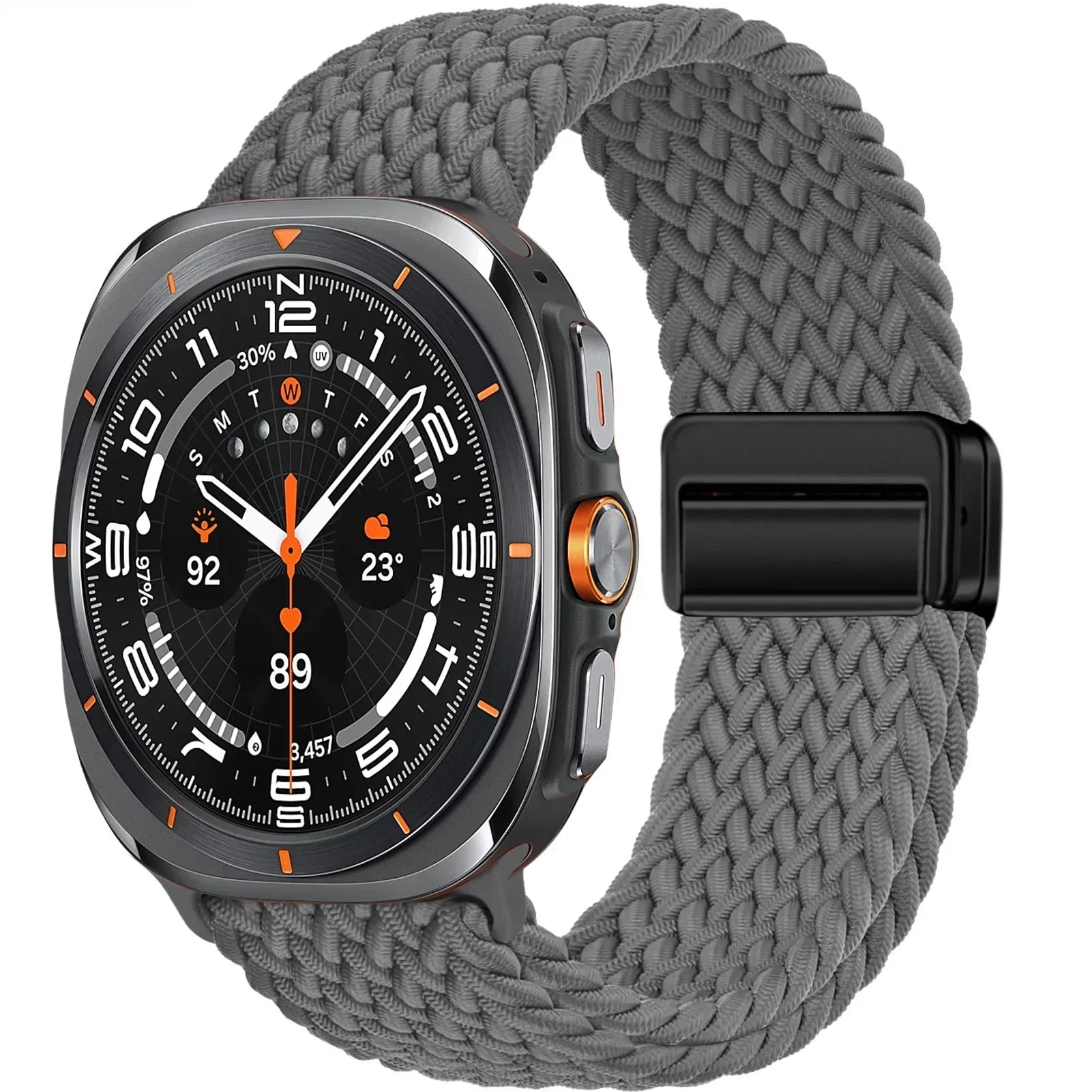 Magnetic Nylon Braided sport Bracelet Correa Galaxy Watch 7 Ultra Band