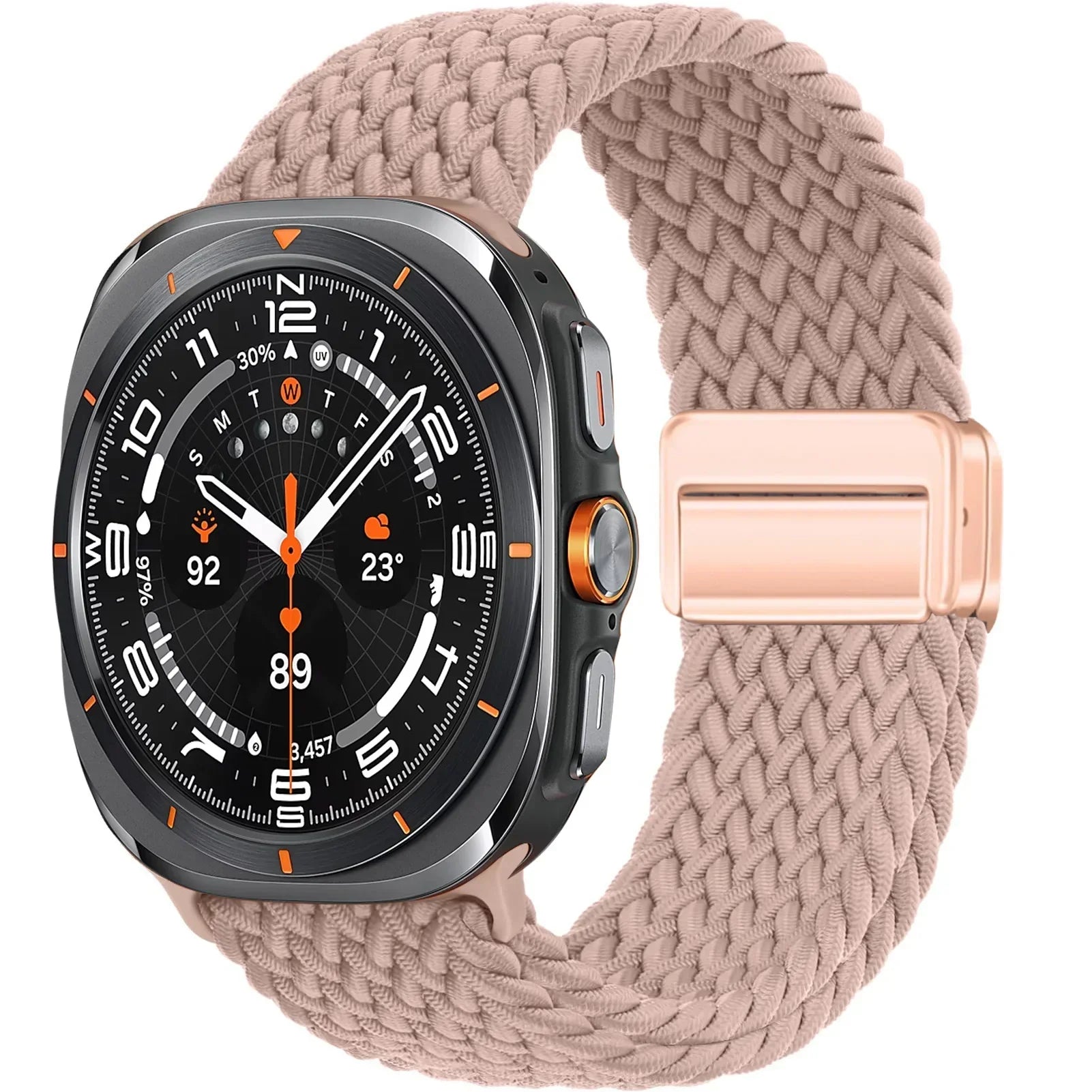Magnetic Nylon Braided sport Bracelet Correa Galaxy Watch 7 Ultra Band