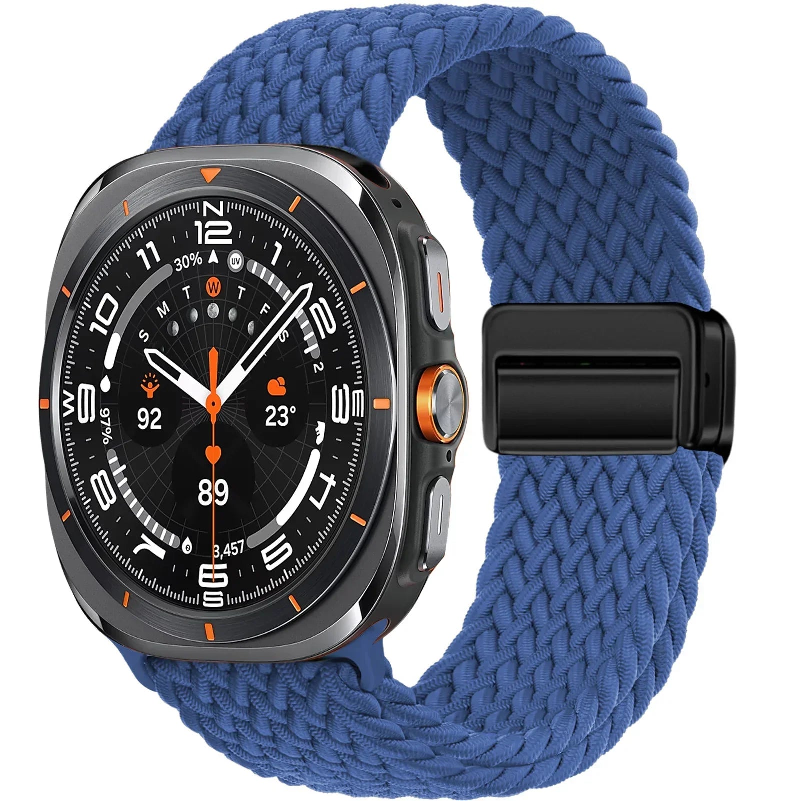 Magnetic Nylon Braided sport Bracelet Correa Galaxy Watch 7 Ultra Band