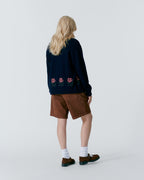 Floral Shetland Cardigan