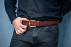 Classic Belt Vintage With Tan Leather Good