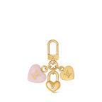 Micro Charms LV Heart Key Holder