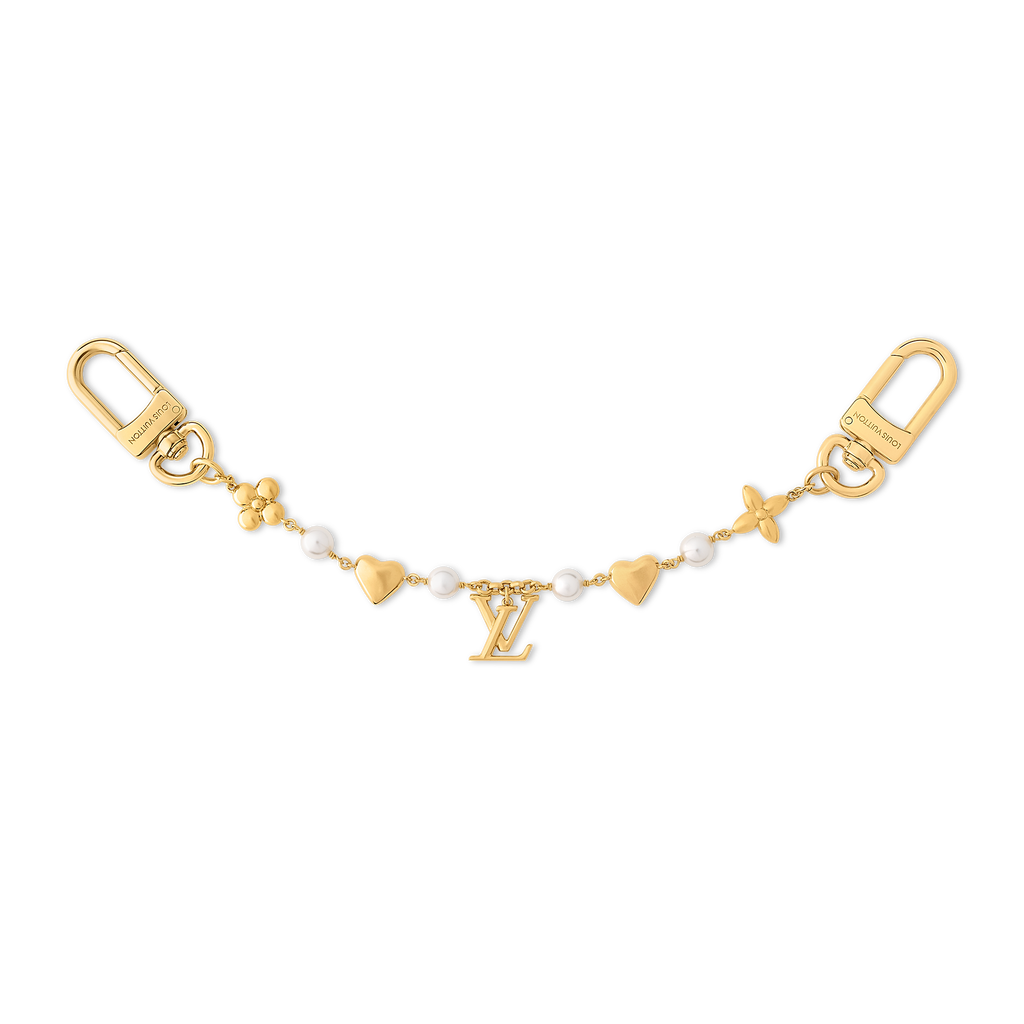 LV Heart Bag Charm