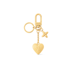 Satin Heart Bag Charm And Key Holder