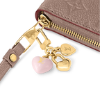 Micro Charms LV Heart Key Holder