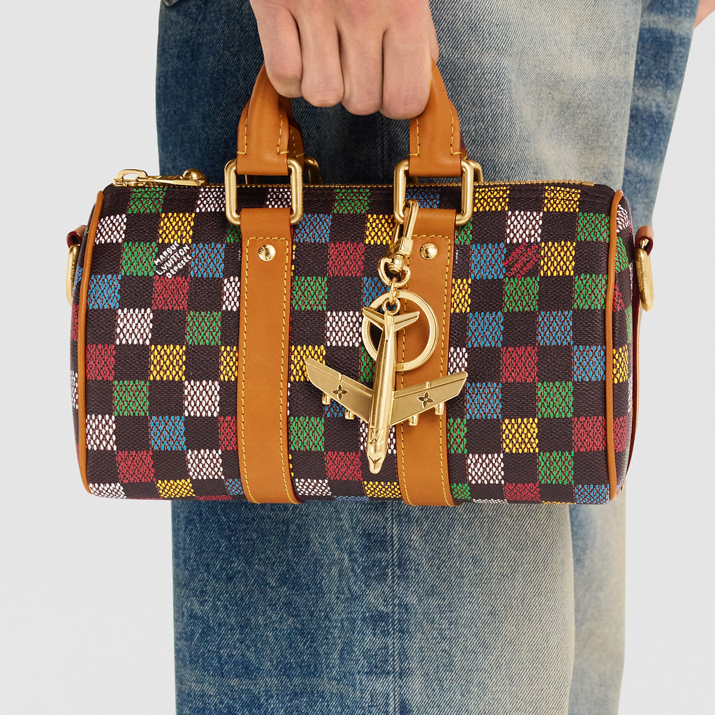 LV Plane Key Holder and Bag Charm