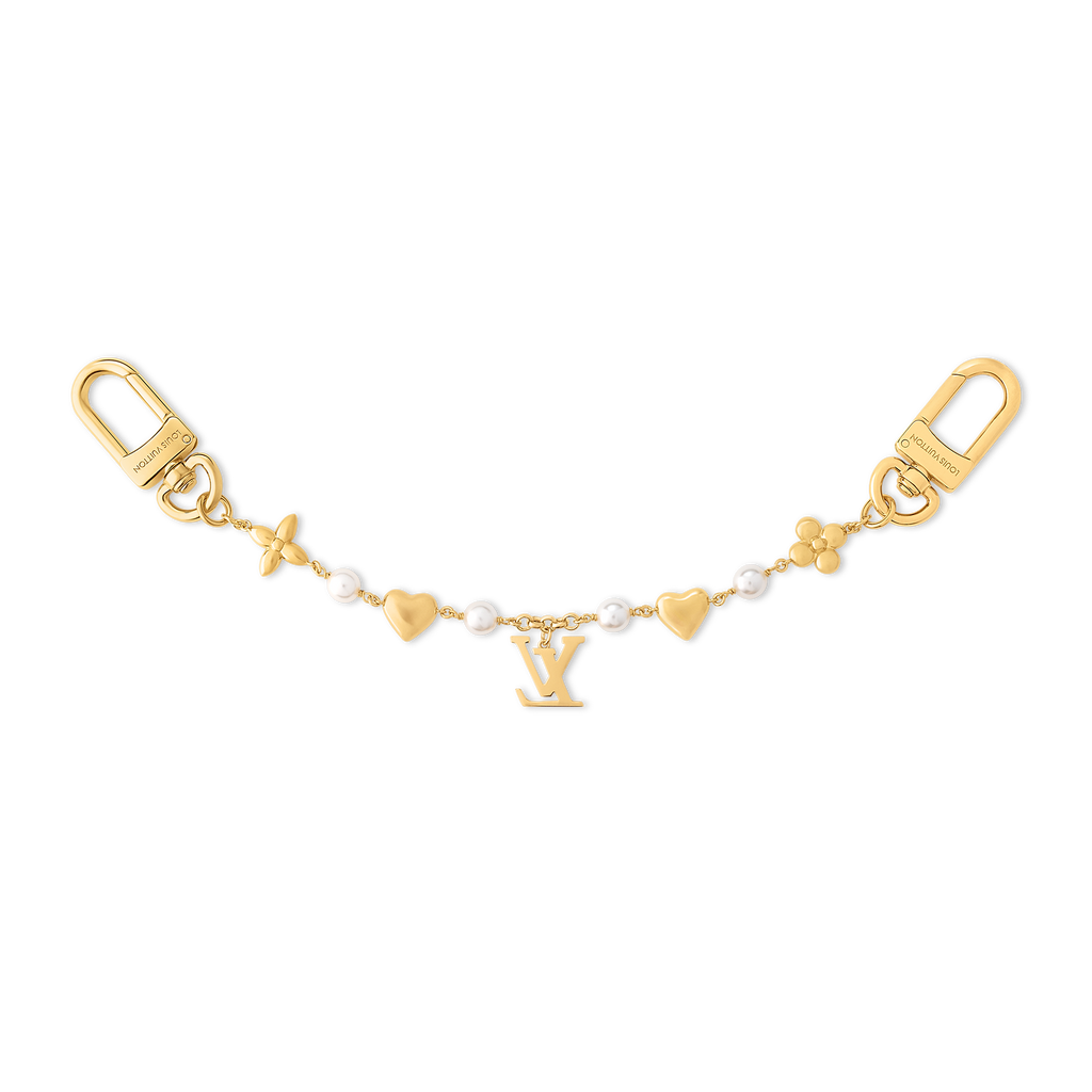 LV Heart Bag Charm