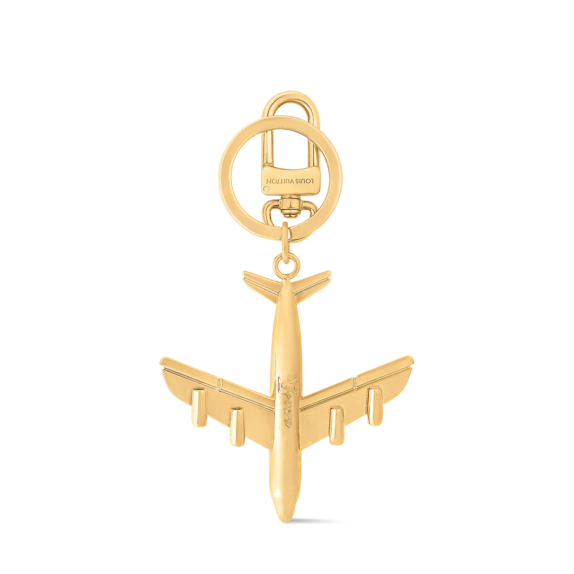 LV Plane Key Holder and Bag Charm