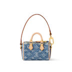 LV x TM Micro Speedy Denim Cerise Bag Charm