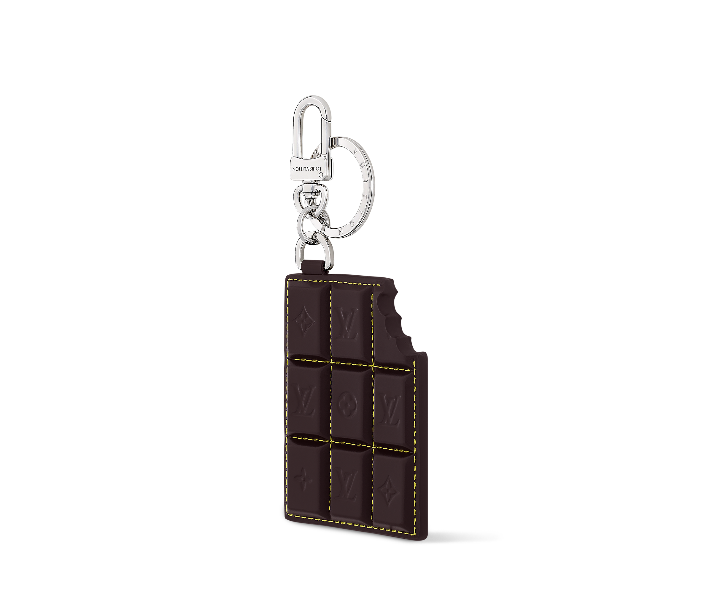 LV Chocolate Bar Key Holder and Bag Charm