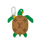LV Turtle Pouch Bag Charm