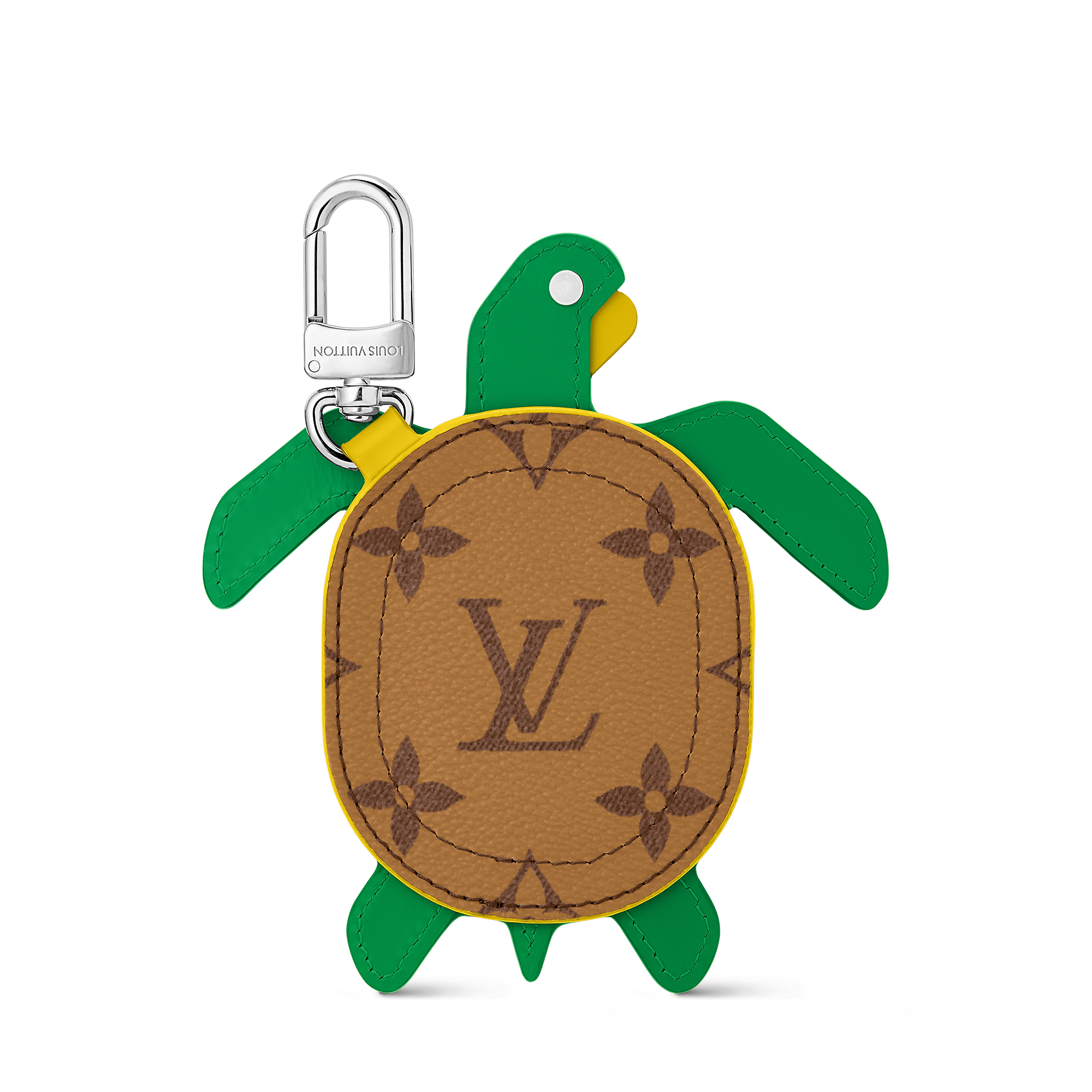 LV Turtle Pouch Bag Charm