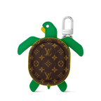 LV Turtle Pouch Bag Charm