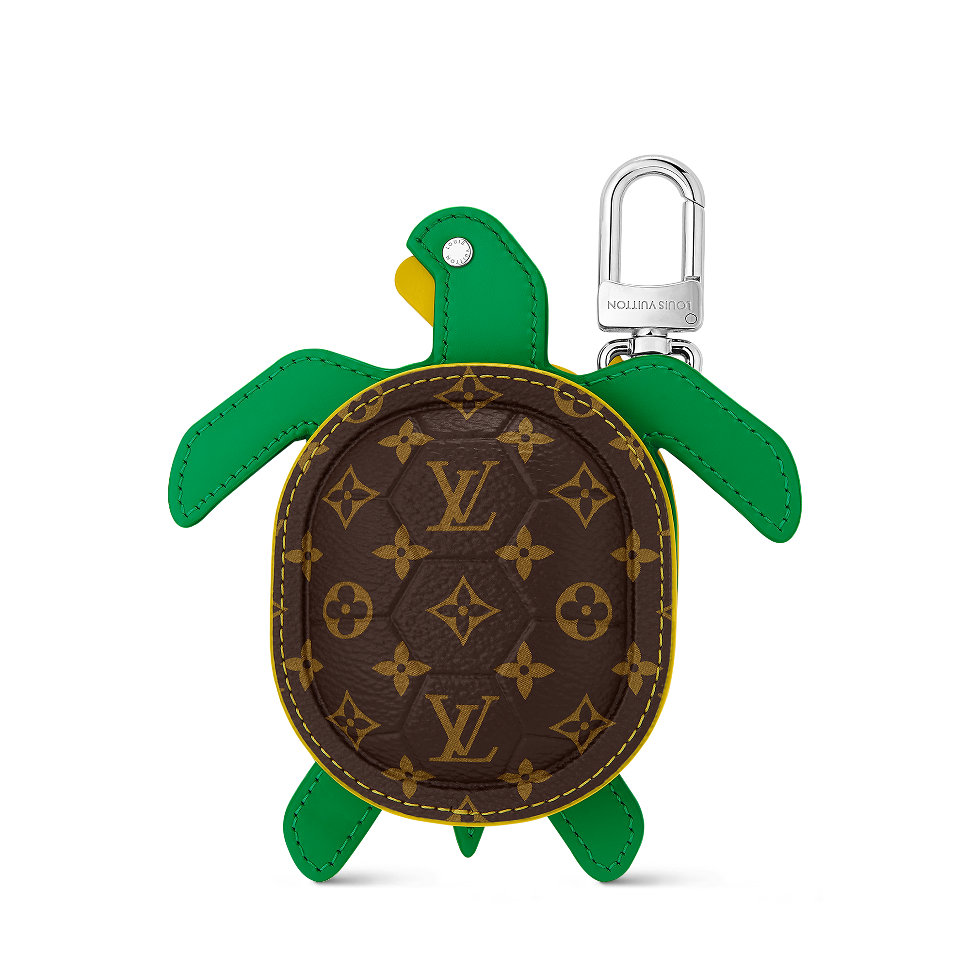 LV Turtle Pouch Bag Charm