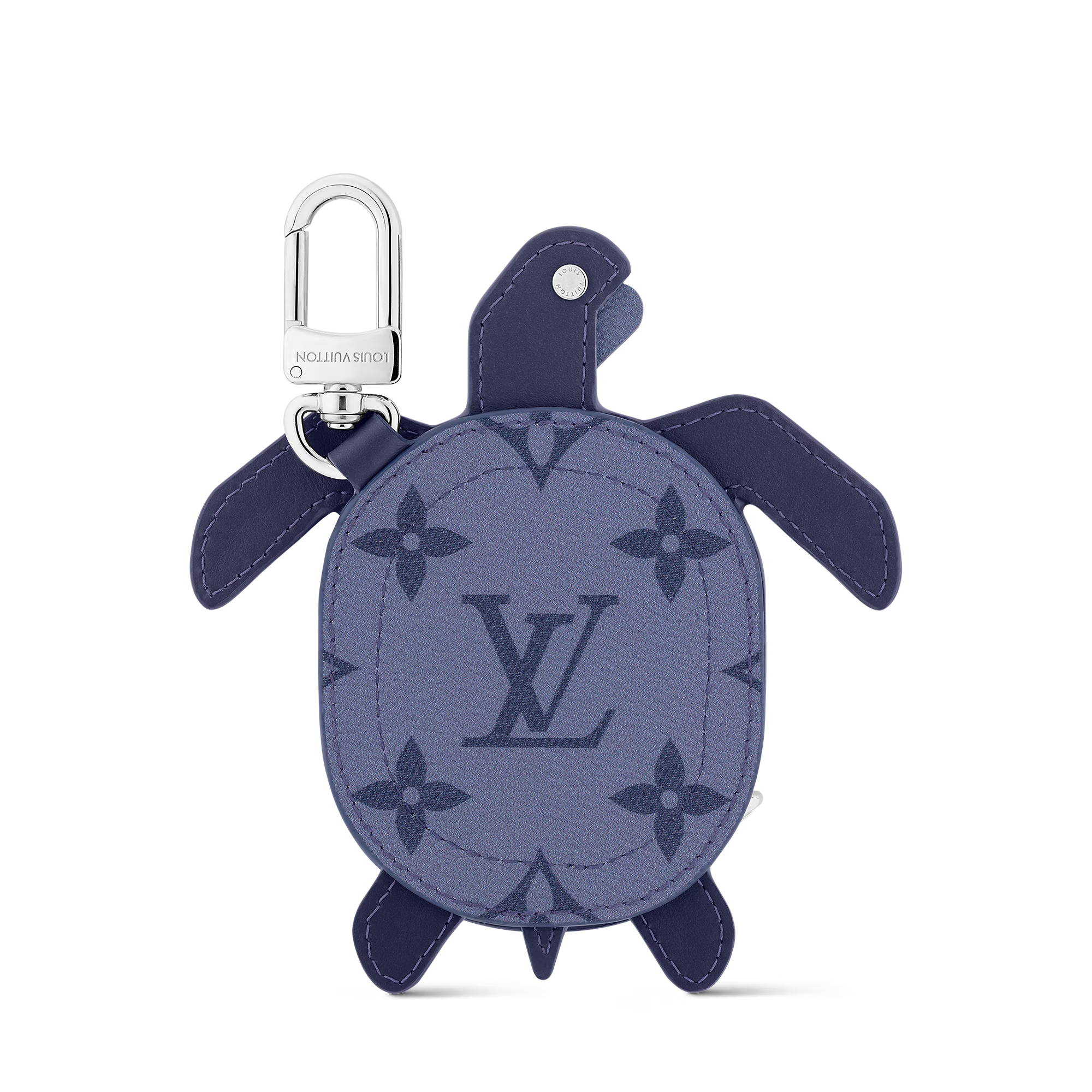 LV Turtle Pouch Bag Charm