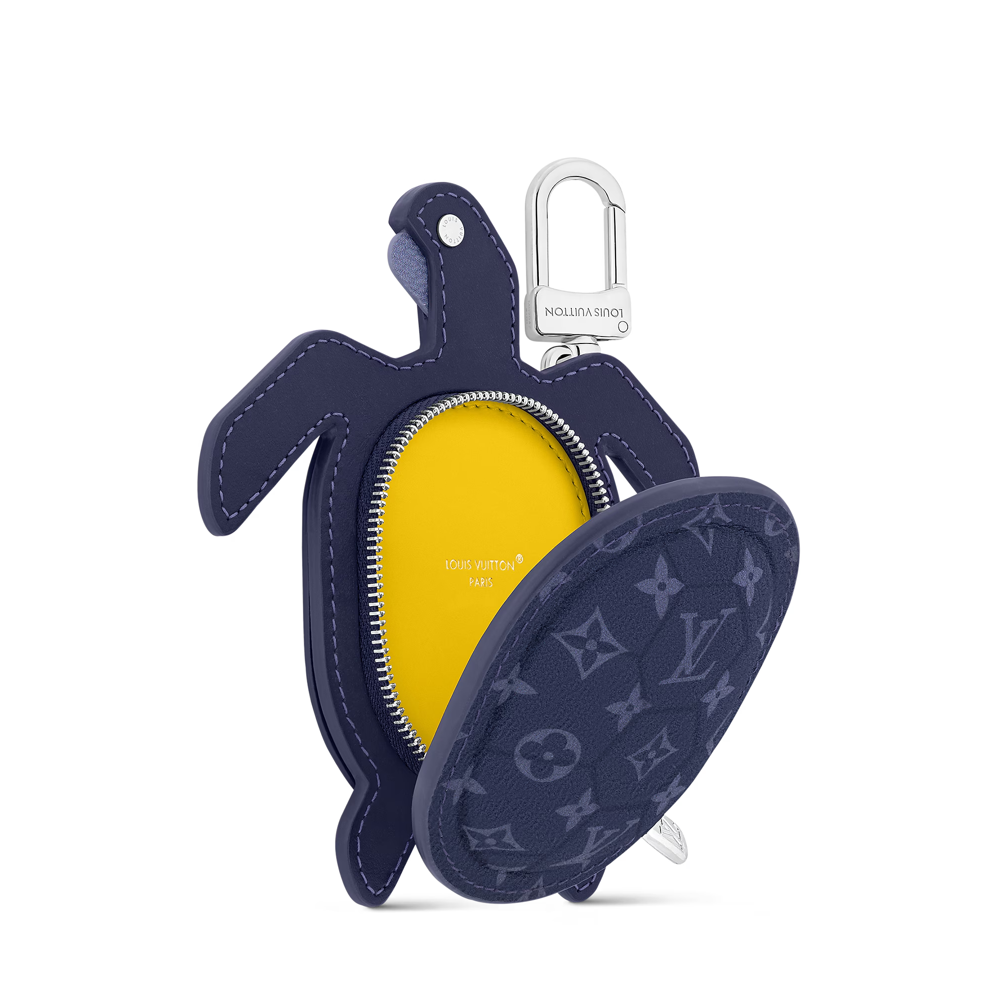 LV Turtle Pouch Bag Charm