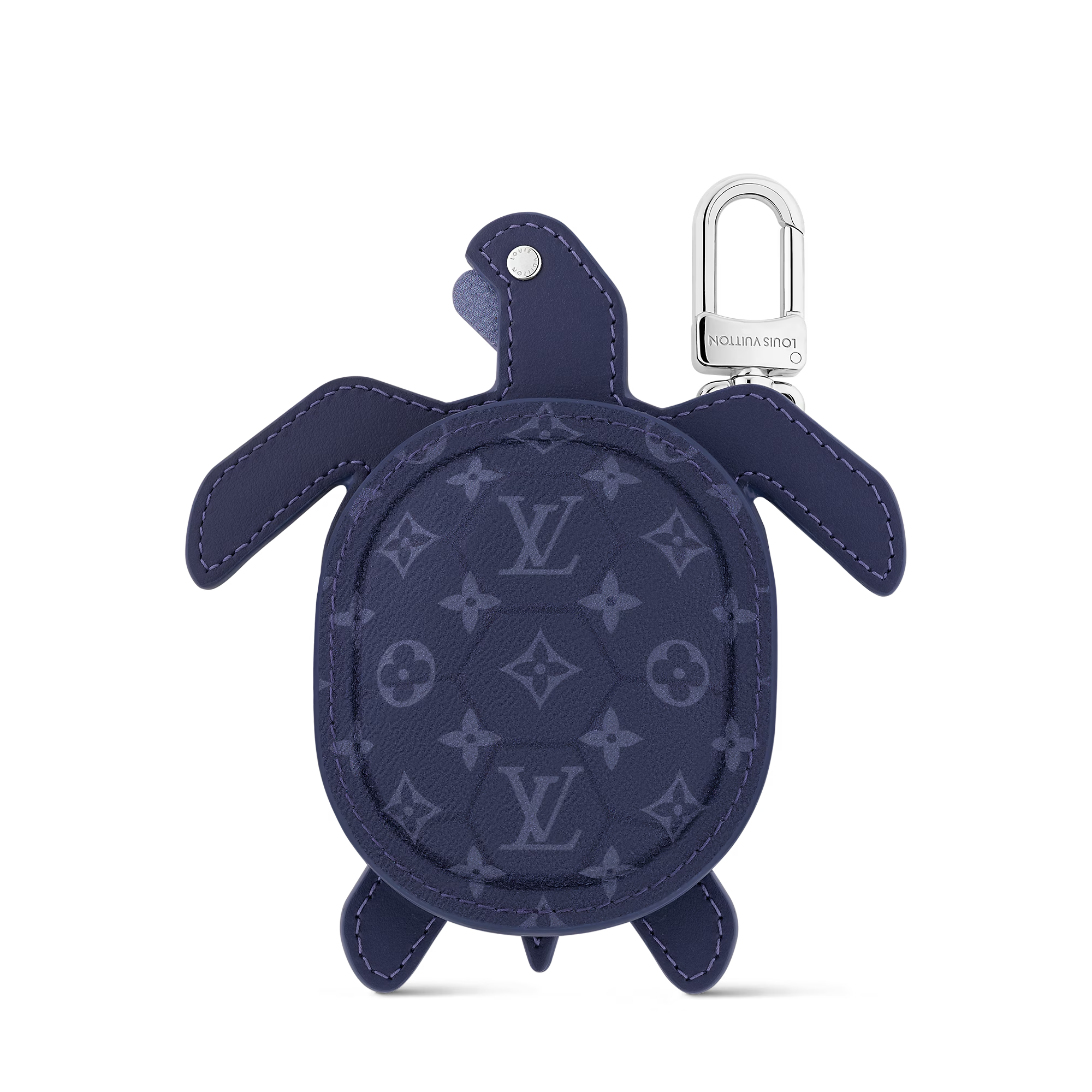 LV Turtle Pouch Bag Charm