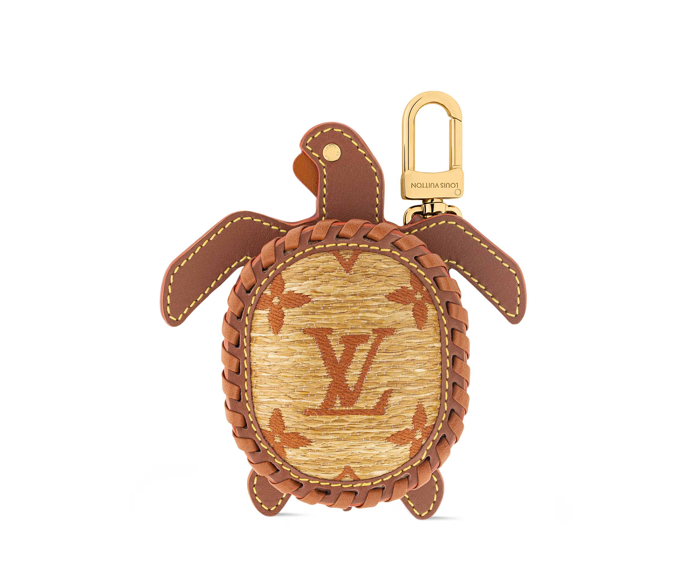 LV Turtle Pouch Bag Charm