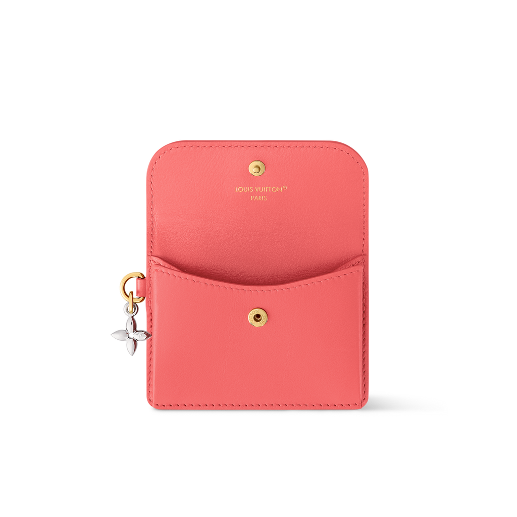Tiny Recto Verso Card Holder LV Bloom