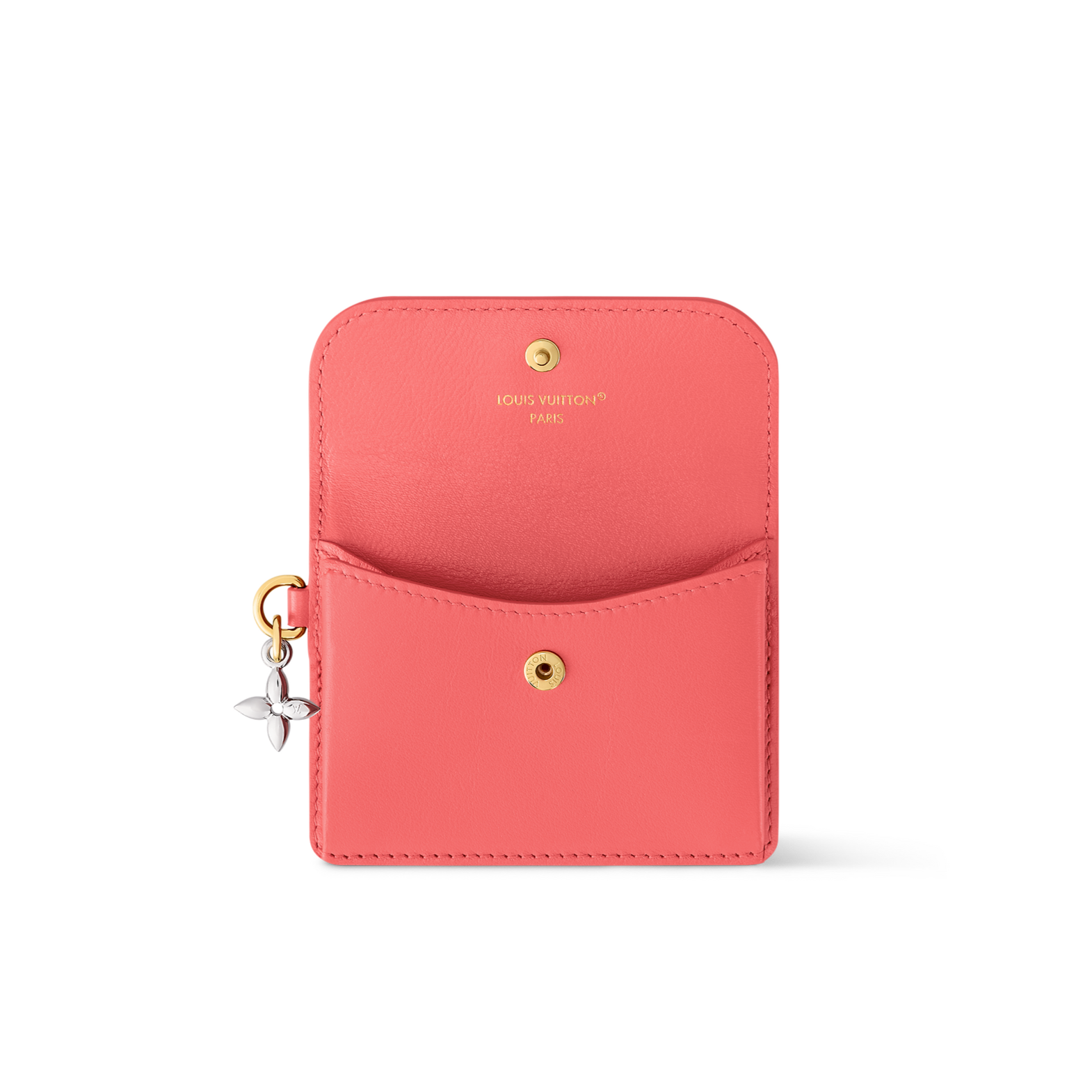 Tiny Recto Verso Card Holder LV Bloom