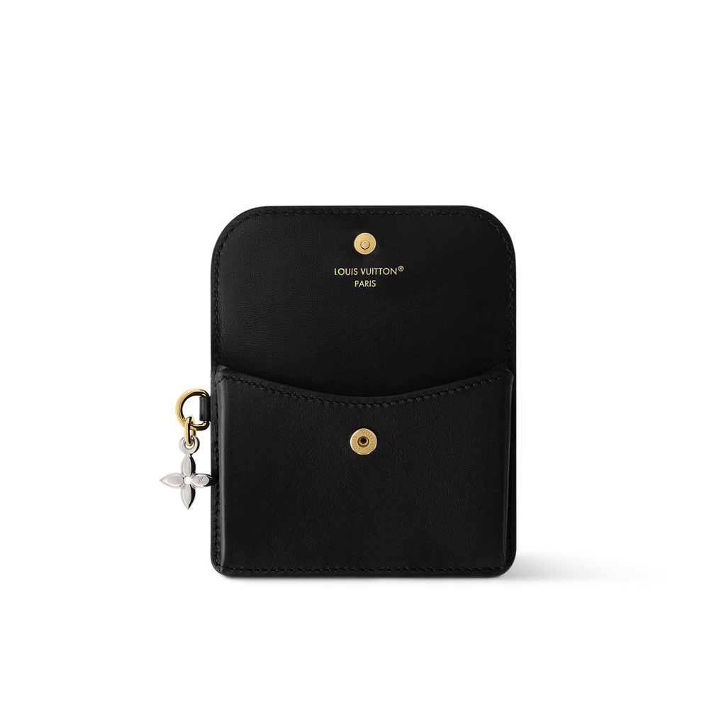 Tiny Recto Verso Card Holder LV Bloom