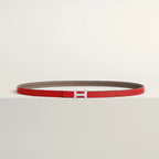 Mini 5382 belt buckle & Reversible leather strap 13 mm