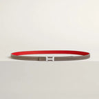 Mini 5382 belt buckle & Reversible leather strap 13 mm