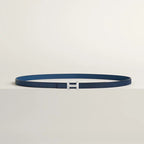 Mini 5382 belt buckle & Reversible leather strap 13 mm